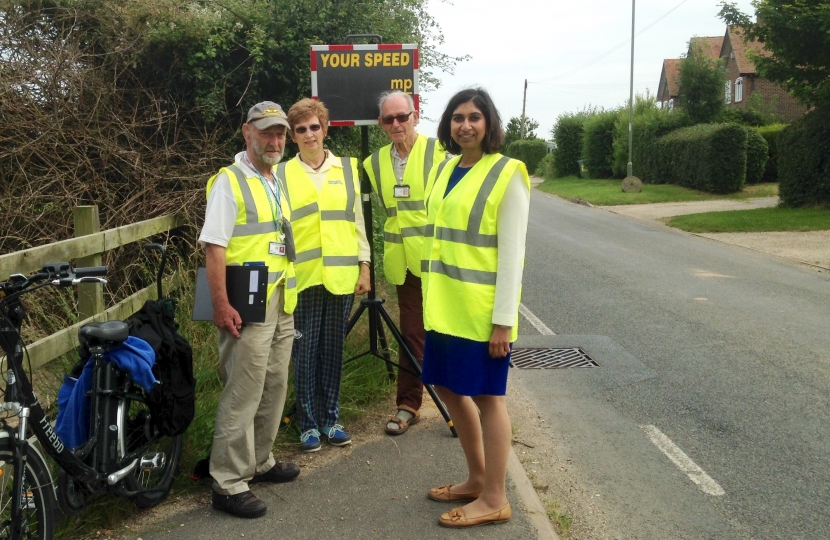 With the Community Speedwatch team