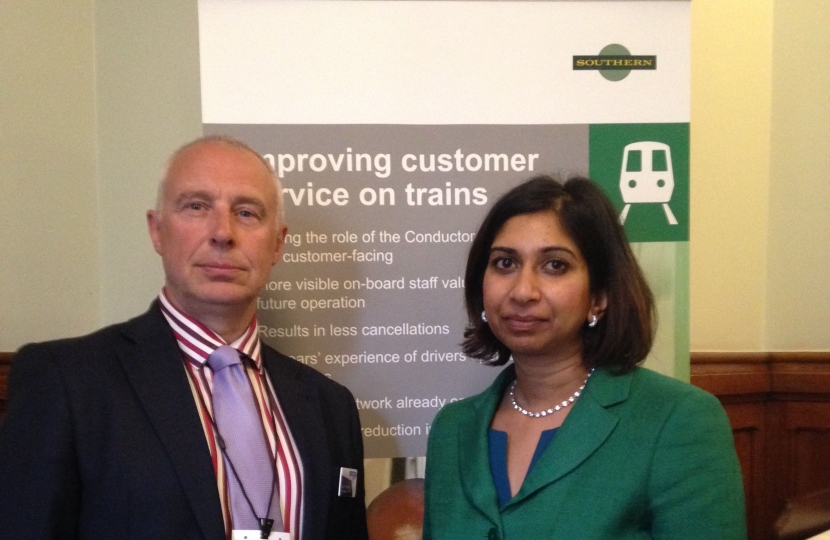 Raising the problems with Southern Rail's Passenger Services Director, Stuart Cheshire