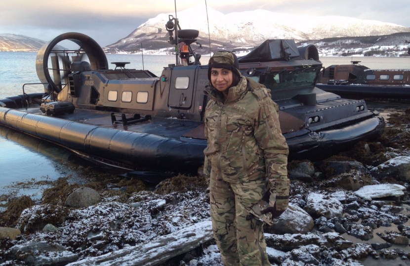 Cold weather training in Norway