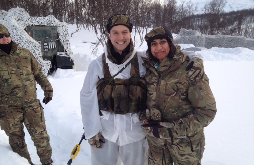 Cold weather training in Norway