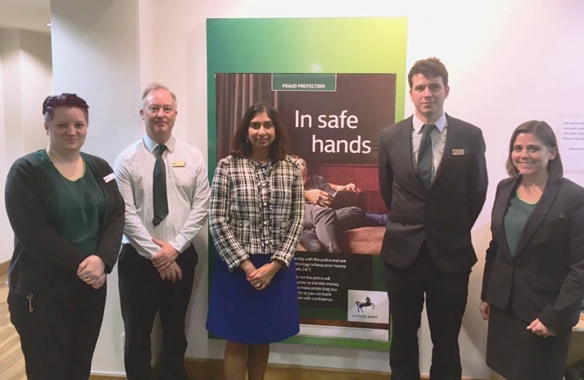 Lloyds Bank visit | Suella Braverman