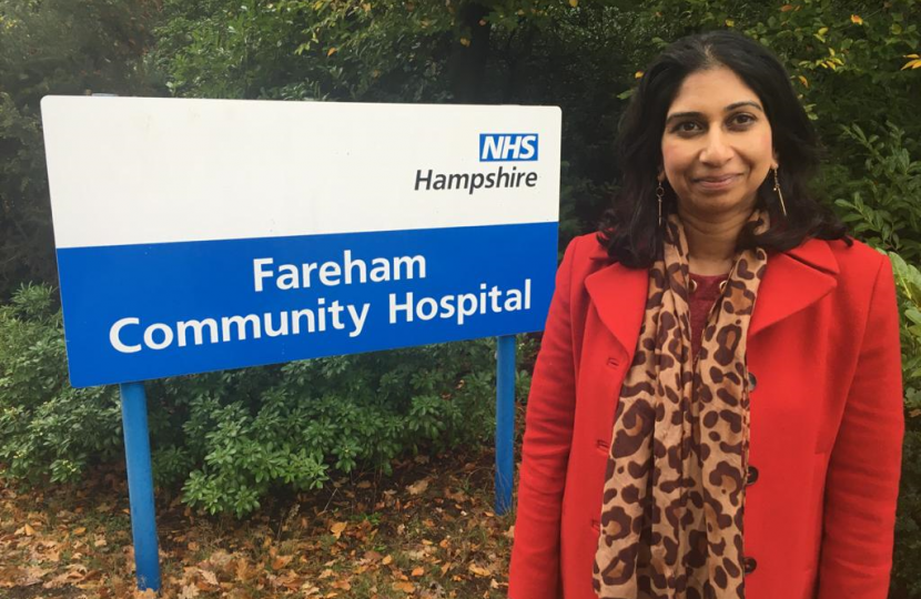 Suella at Fareham Community Hospital