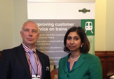 Raising the problems with Southern Rail's Passenger Services Director, Stuart Cheshire