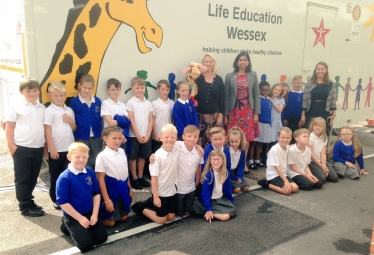 With Life Education Wessex at Orchard Lee Primary School