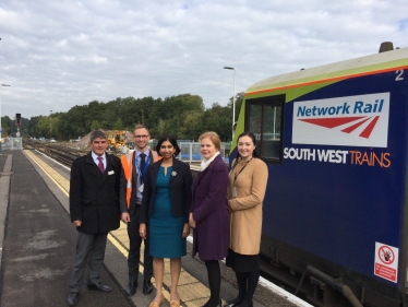 The platform at Fareham 