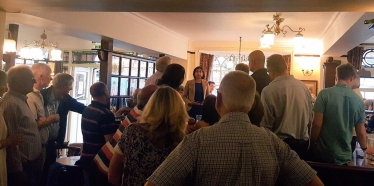 Politics in the pub with Suella Fernandes MP