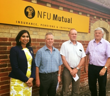 Suella with Fareham NFU