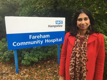 Suella at Fareham Community Hospital